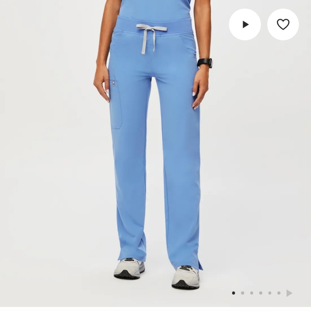 FIGS Ceil Blue Kade Cargo XS